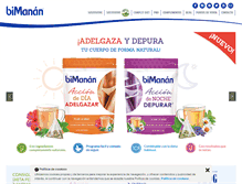Tablet Screenshot of bimanan.com